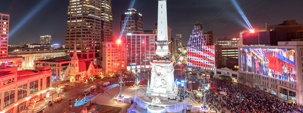 Shining a Light on Monument Circle